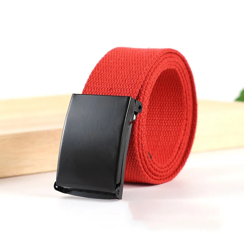 Fashion New Unisex Trousers Canvas Belt