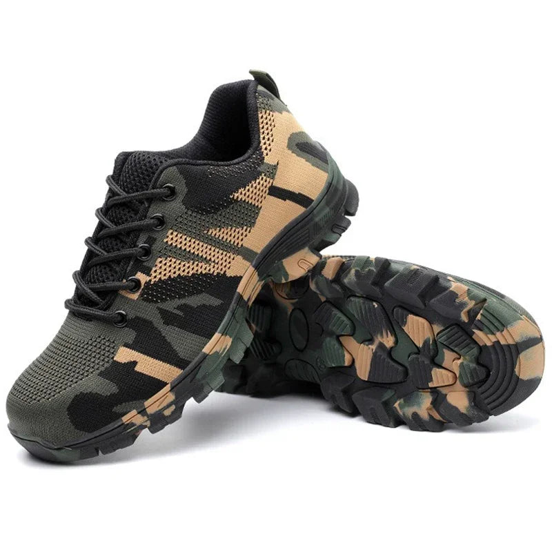 Lightweight fancy Camouflage Safety Shoes