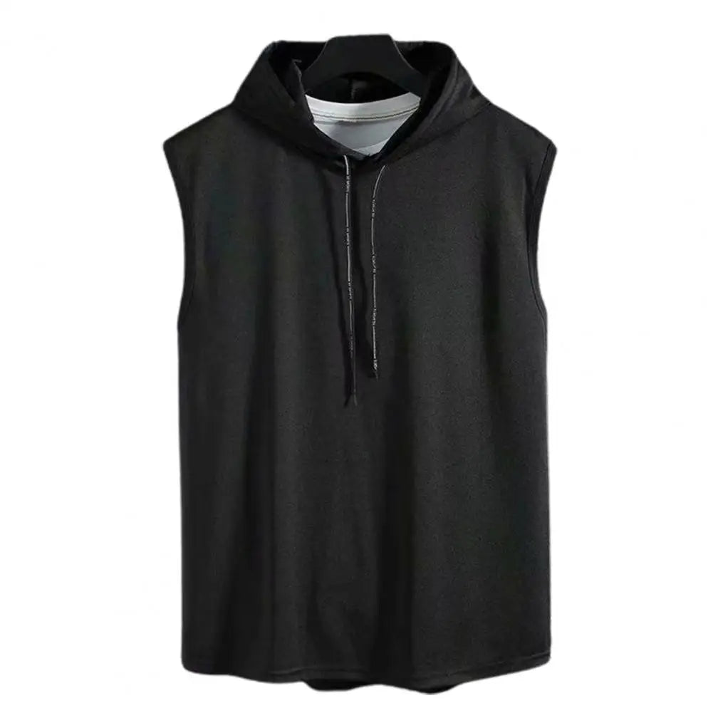 Tank Tops Vest Sleeveless Tees Hooded T Shirt