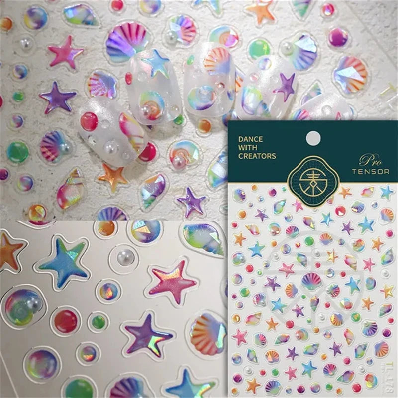 Soft Relief Decoration Nail Art Stickers