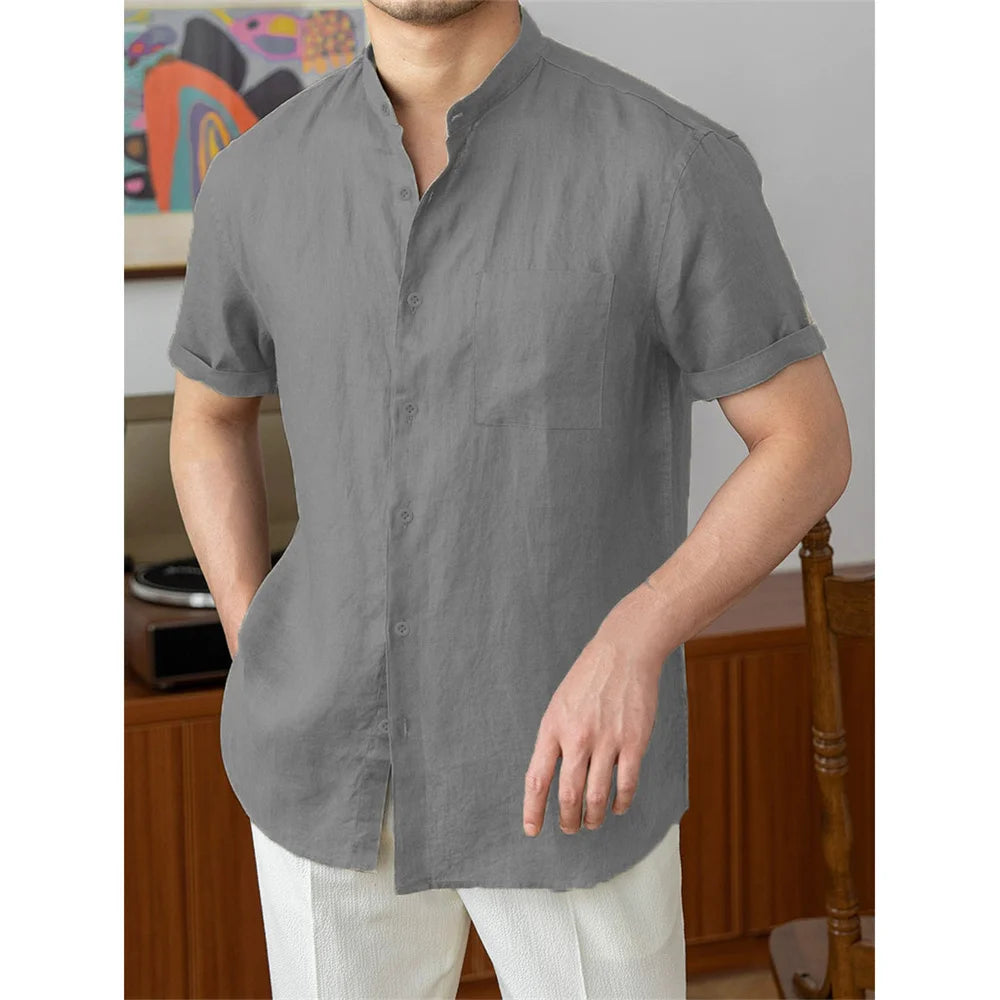 Summer Short Sleeve Shirt for Men