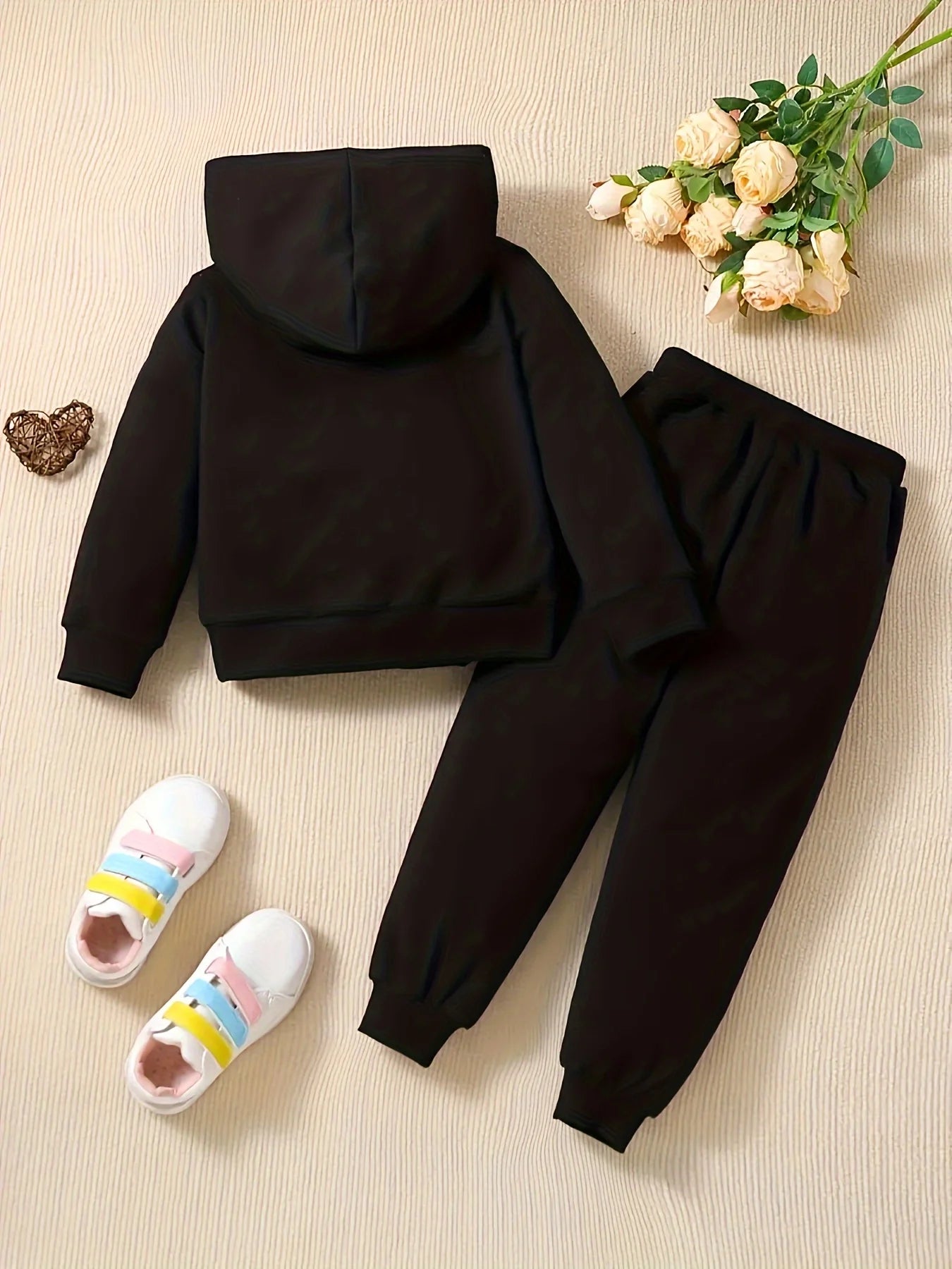 Baby Fashion Butterfly Pattern Hoodie+Sports Pants