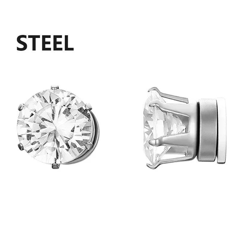 Magnetic Ear Clips Stud Earrings