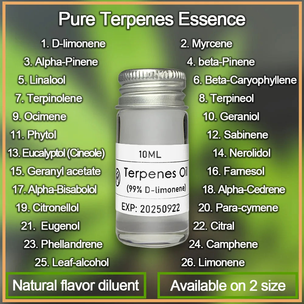 Variety Kinds of Pure essential terpenes oil