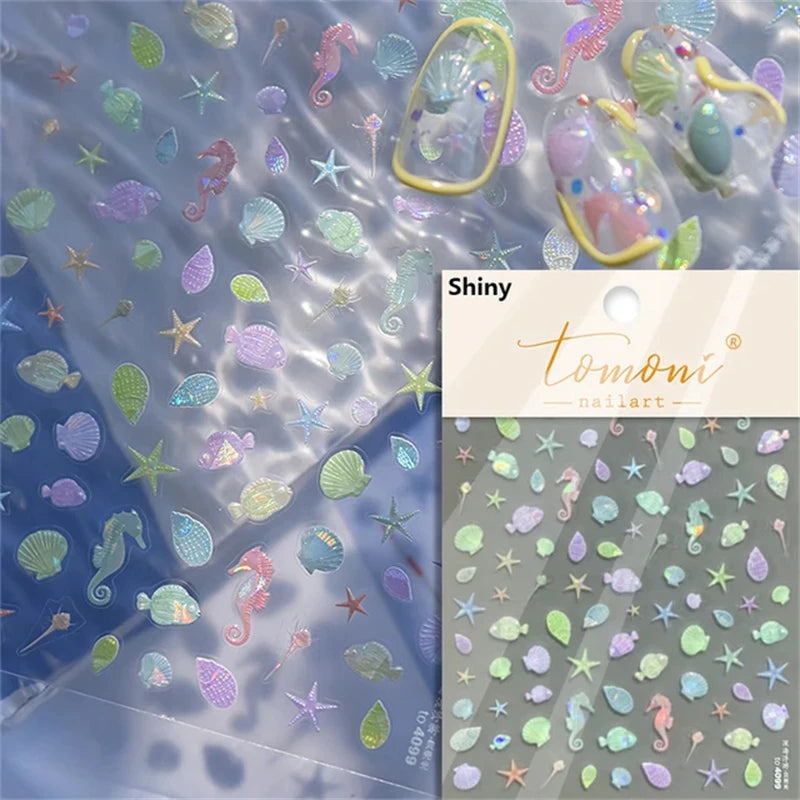 Soft Relief Decoration Nail Art Stickers