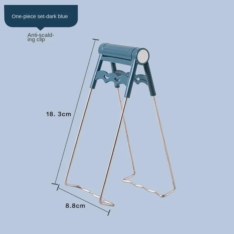 Tongs Kitchen Steamer Kitchens Accessories Clip Bbq Home Accessory Microwave Oven Tray Anti-slip Pot Clamps Modern Utensils Bar