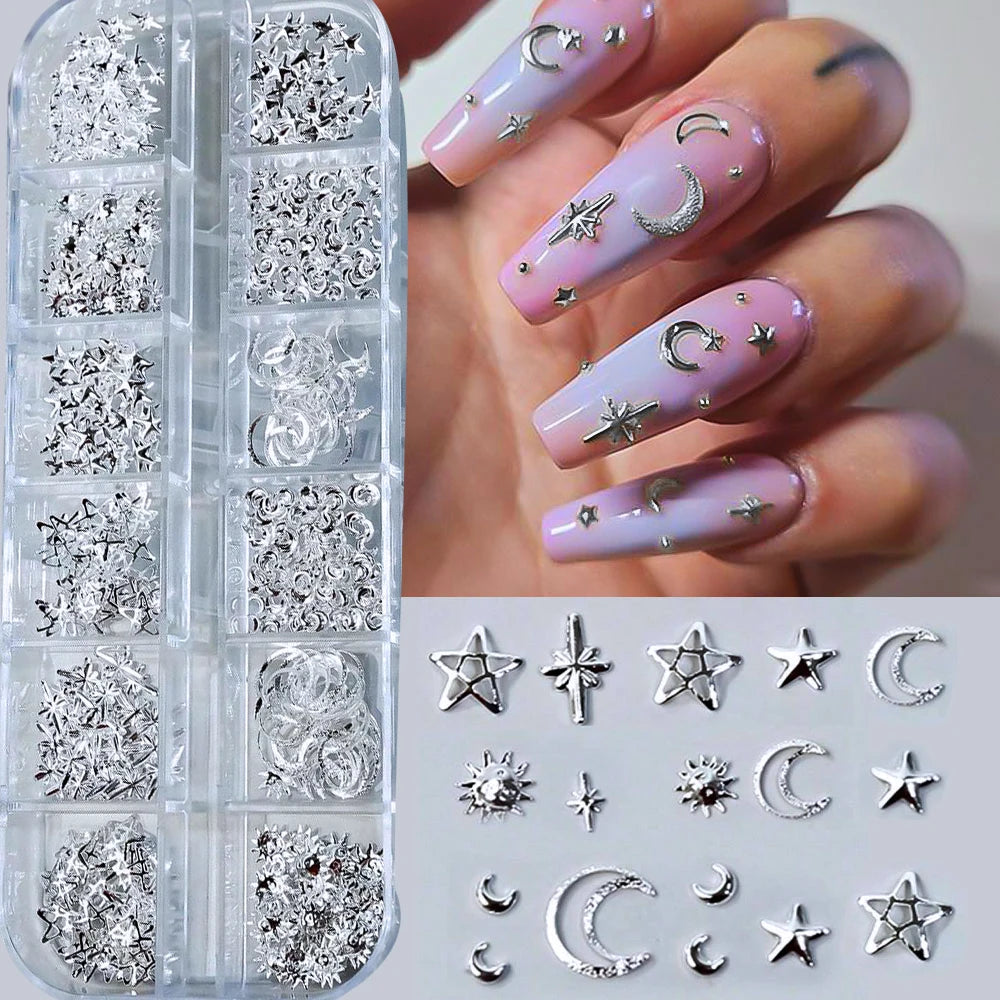 3 D Star/Cross Nail Art