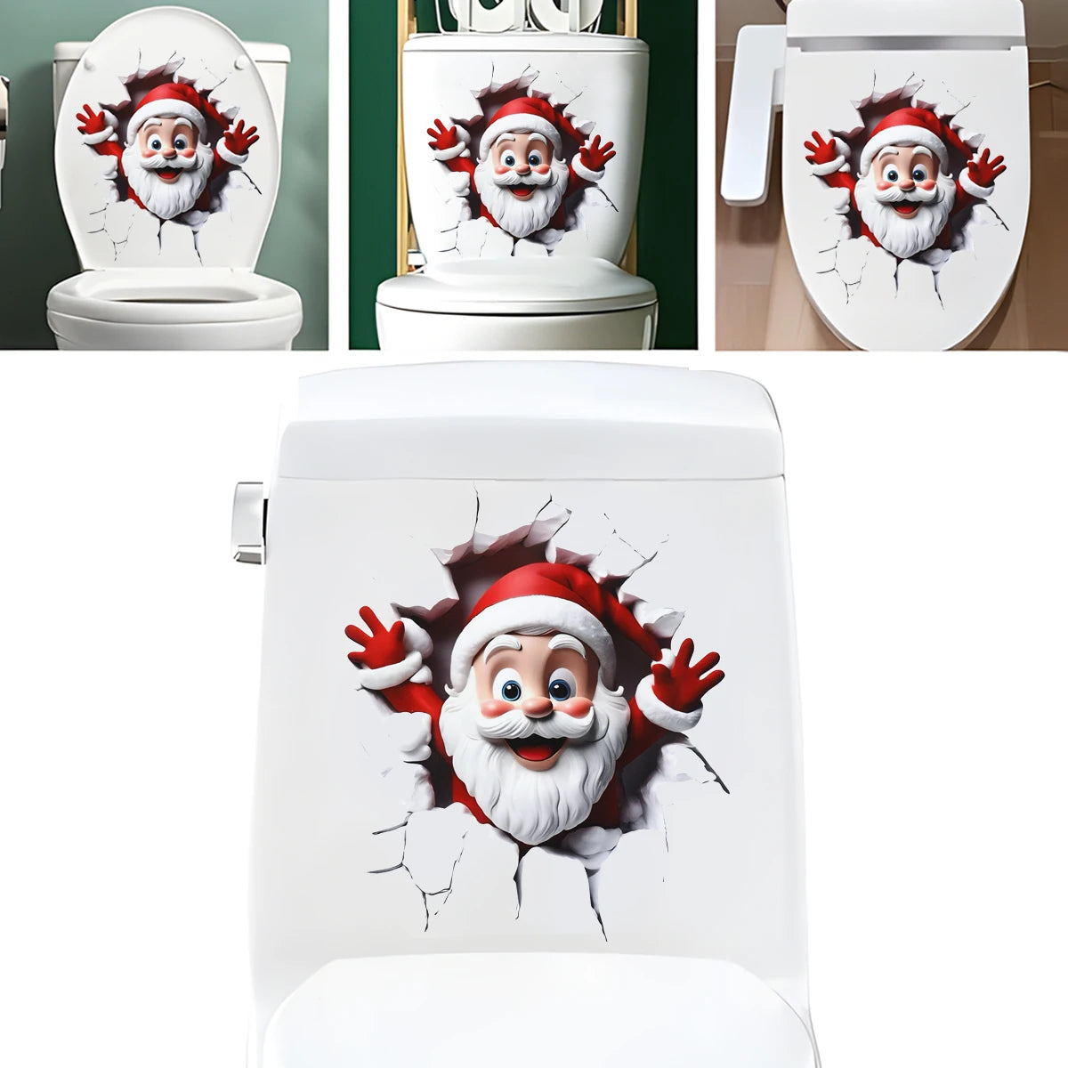 Christmas Toilet Sticker
