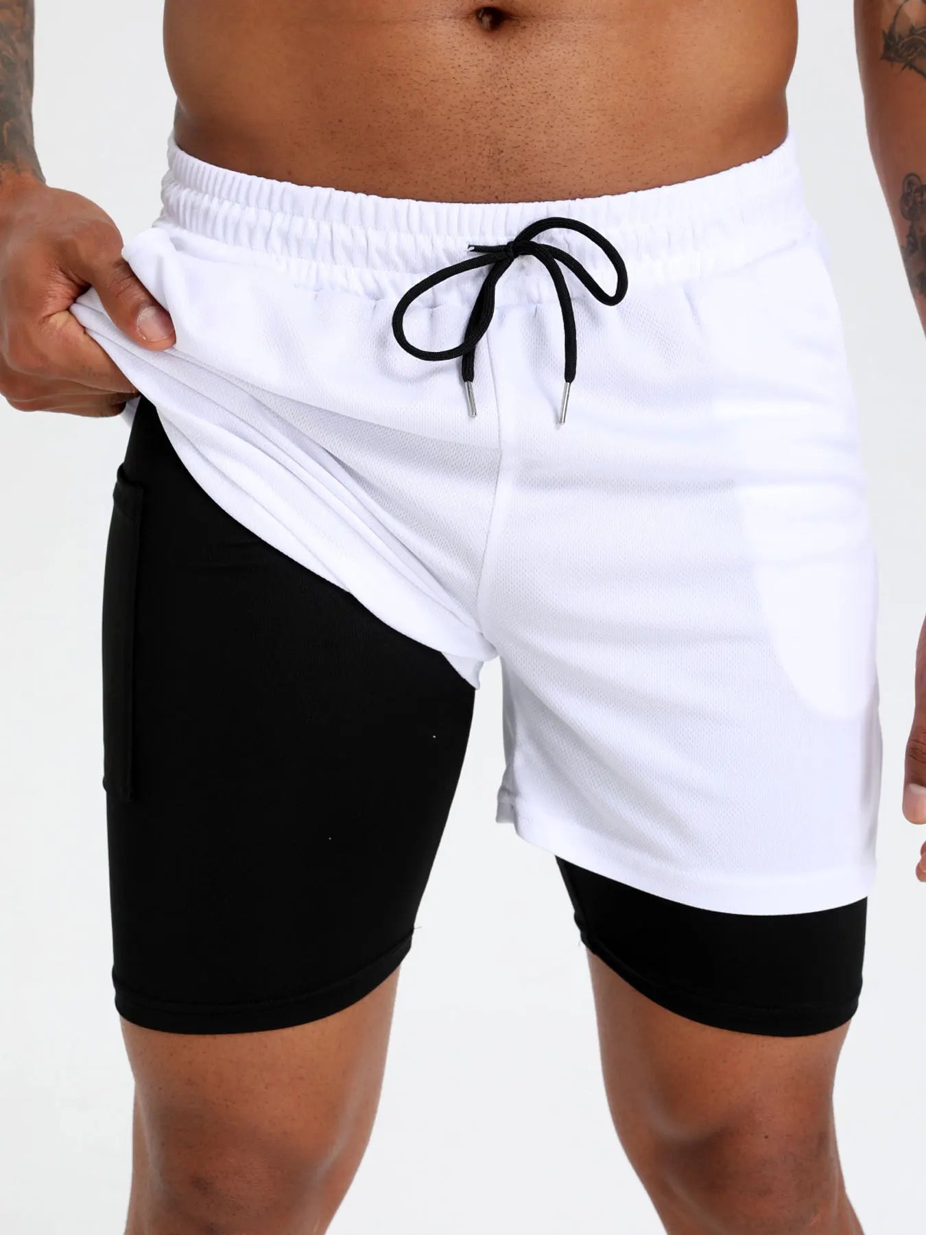 2-in-1 Men's Performance Running Gym & Training shorts