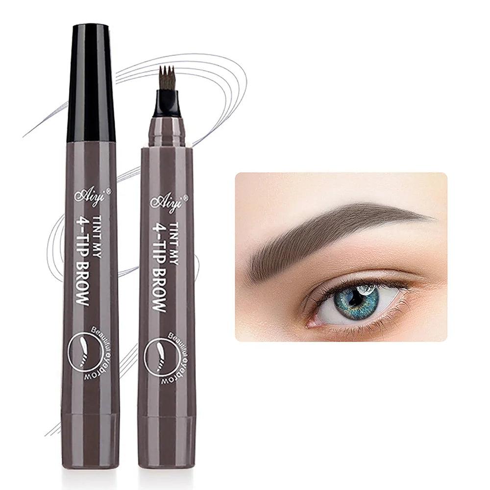 4 fork micro blading eyebrow pencil