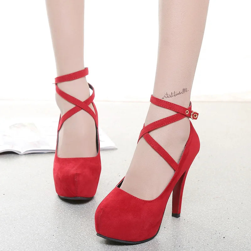 Women's Thin High Heel Shallow Shoes