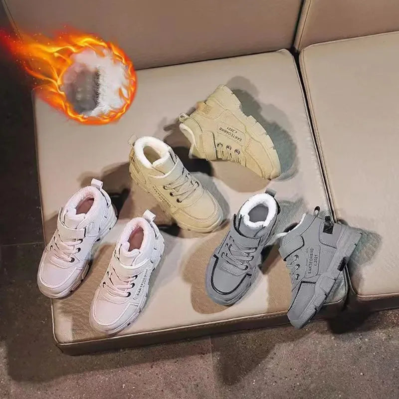 Trendy Fashion Warm Faux Fur Boots For Kids