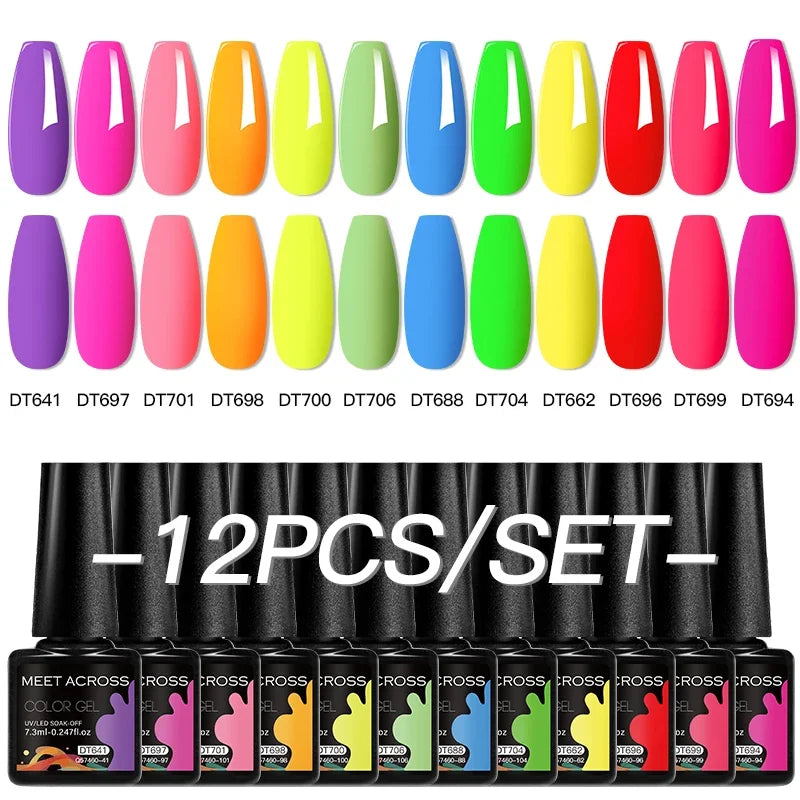 Gel Nail Polish Set UV Gel LED Nail Art
