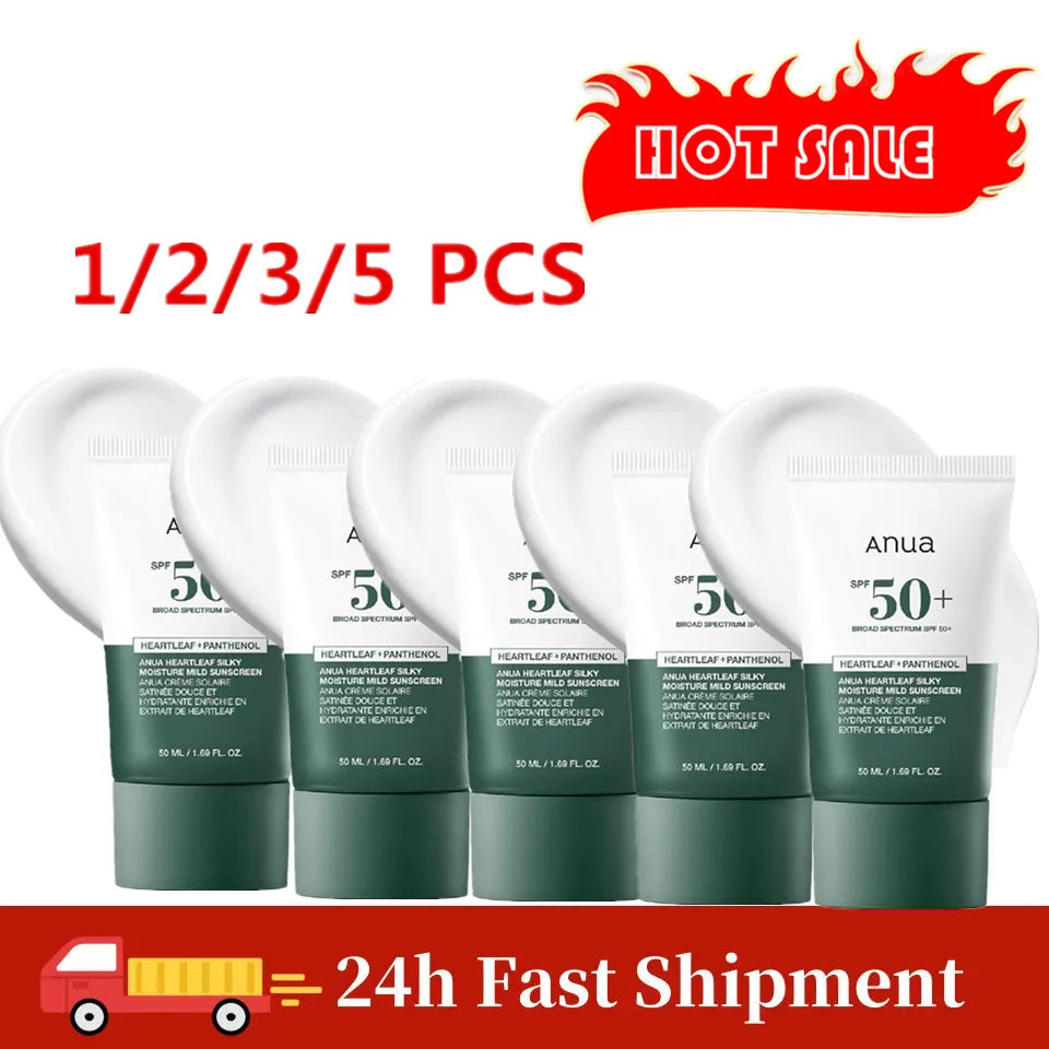 Heart leaf Moisturizing Sunscreen Deep Cleaning Face Cream