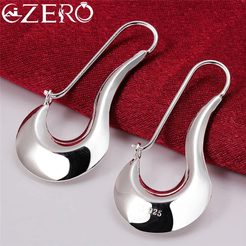 Curved Hook Drop Earrings For Women