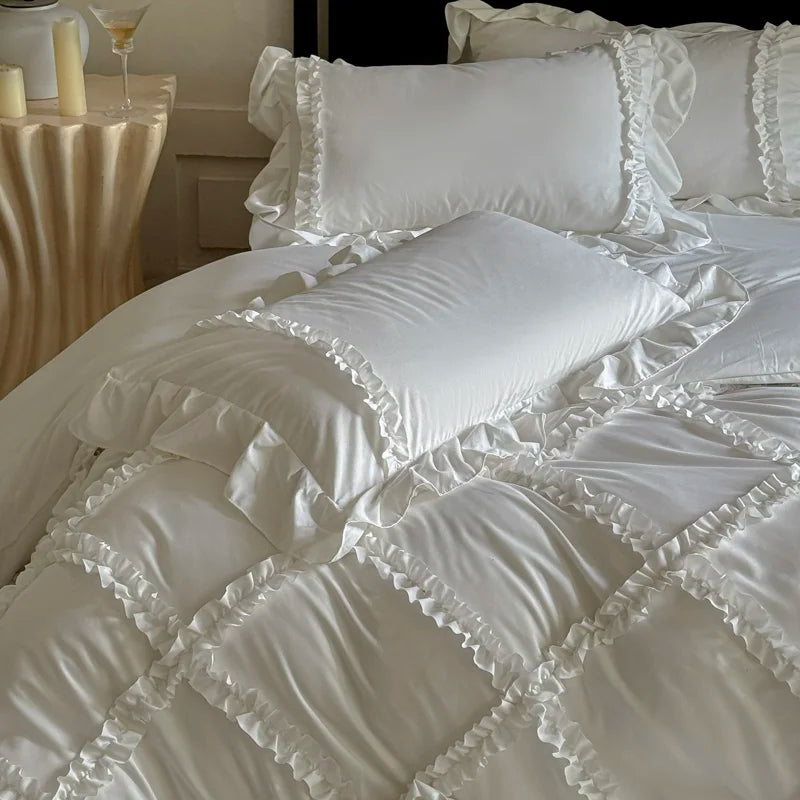Princess Style Ruffles Bedding Set