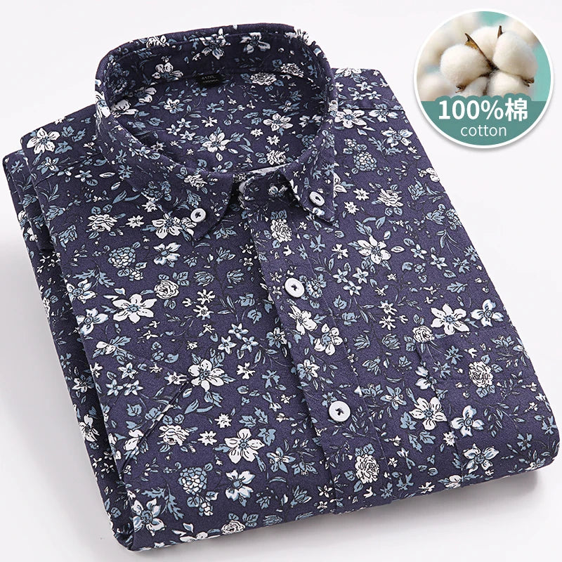Oxford Cotton Casual Shirt For Men