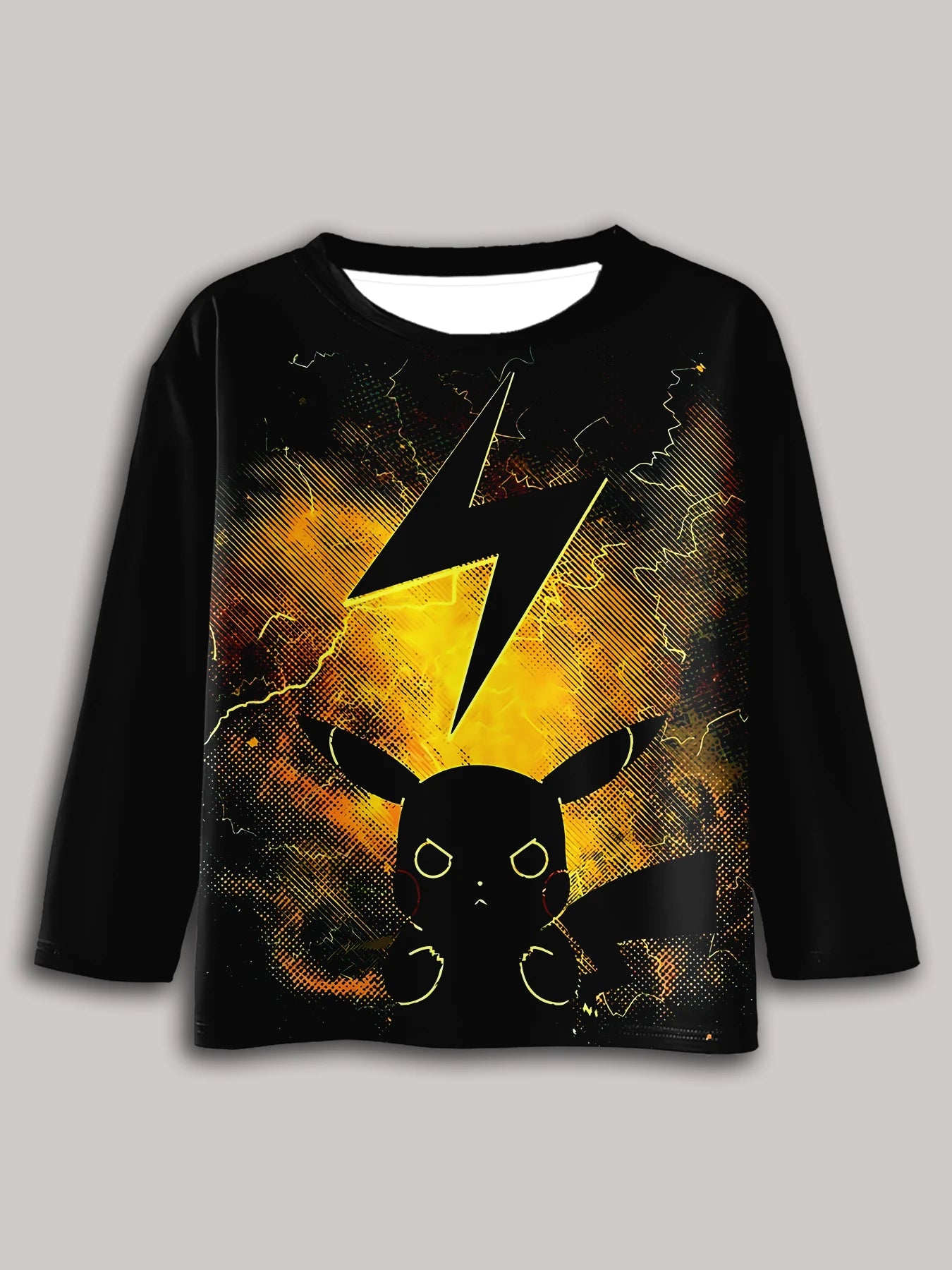 3D Print Casual Round Neck Boys and Girls Tops