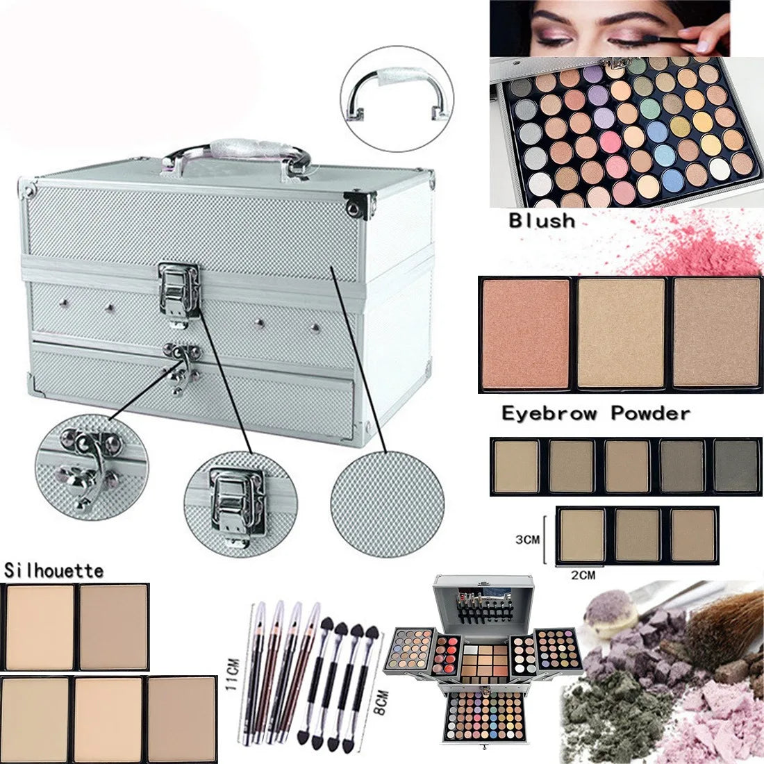 127pcs Professional Makeup Kit for Women