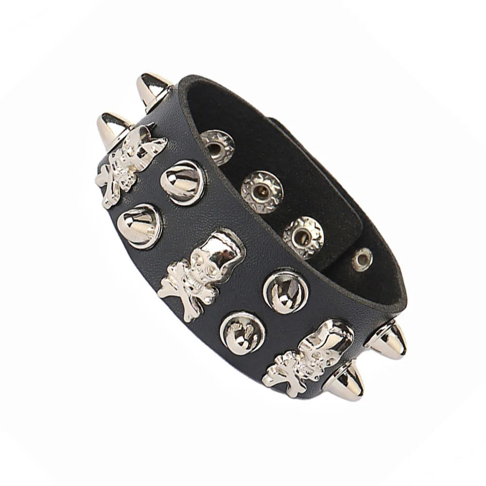 Hip Hop Rock Chain Multi Layered Bracelet