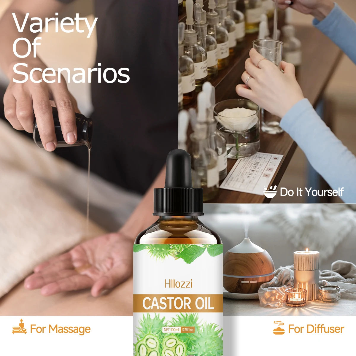 Castor essential oil