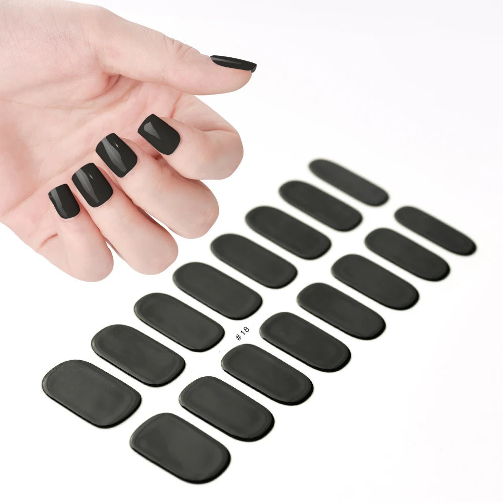 Transparent Semi Cured Gel Nail Strips