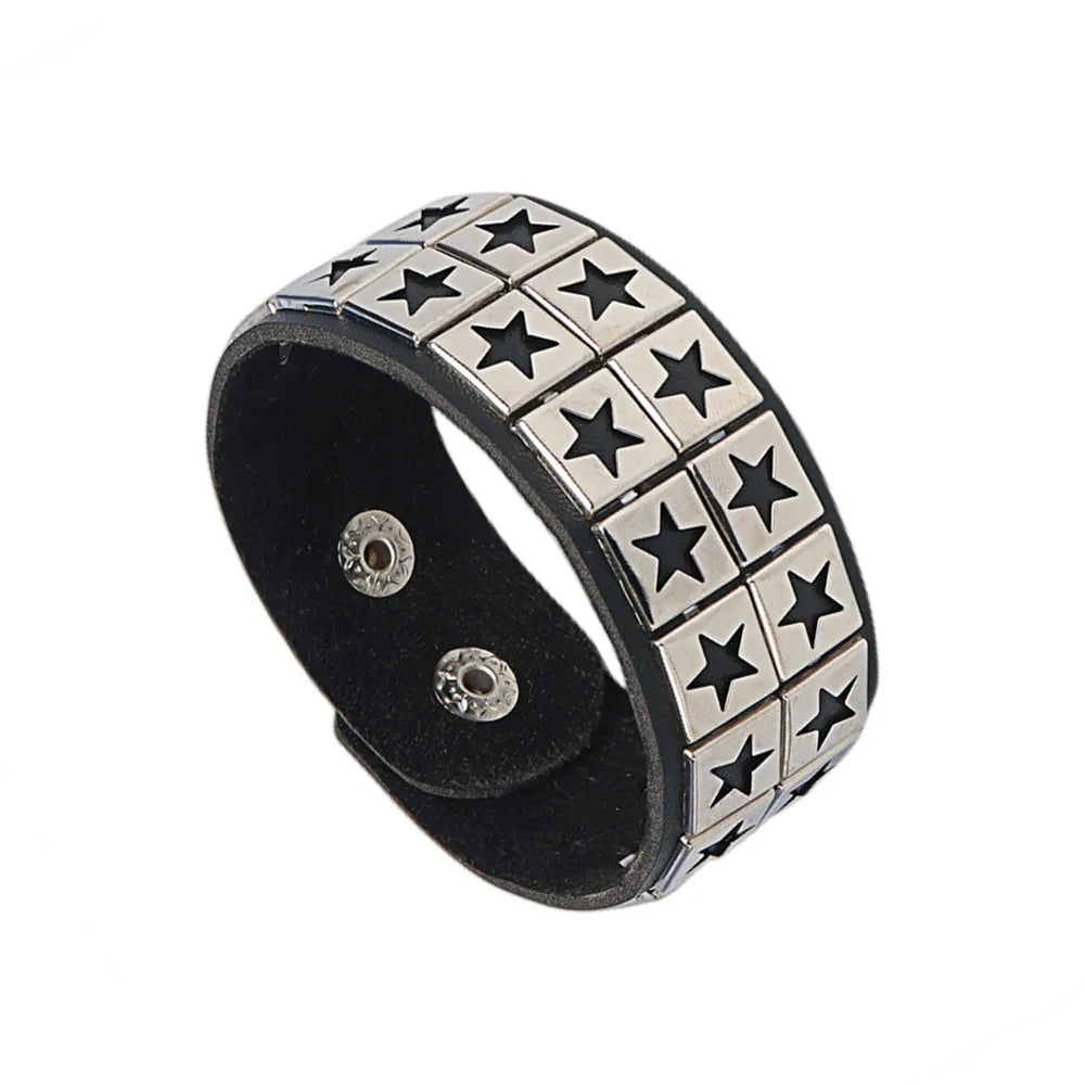 Hip Hop Rock Chain Multi Layered Bracelet