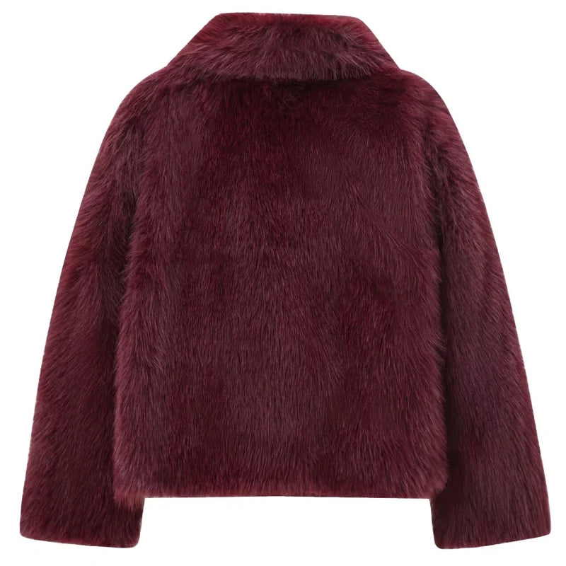 Women's Warm Fur Bomber Coats