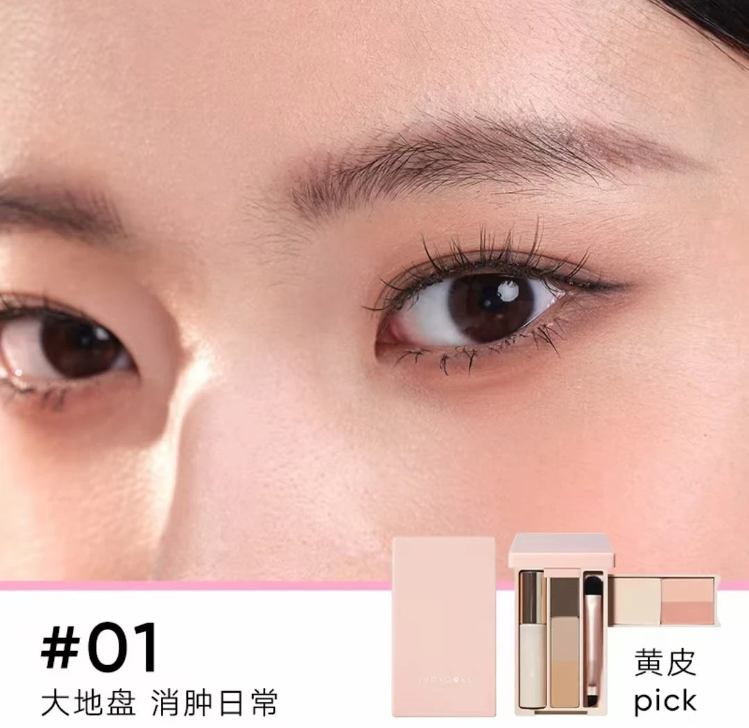 Eye shadow Palette Eyebrow Powder Mascara Blush Contouring