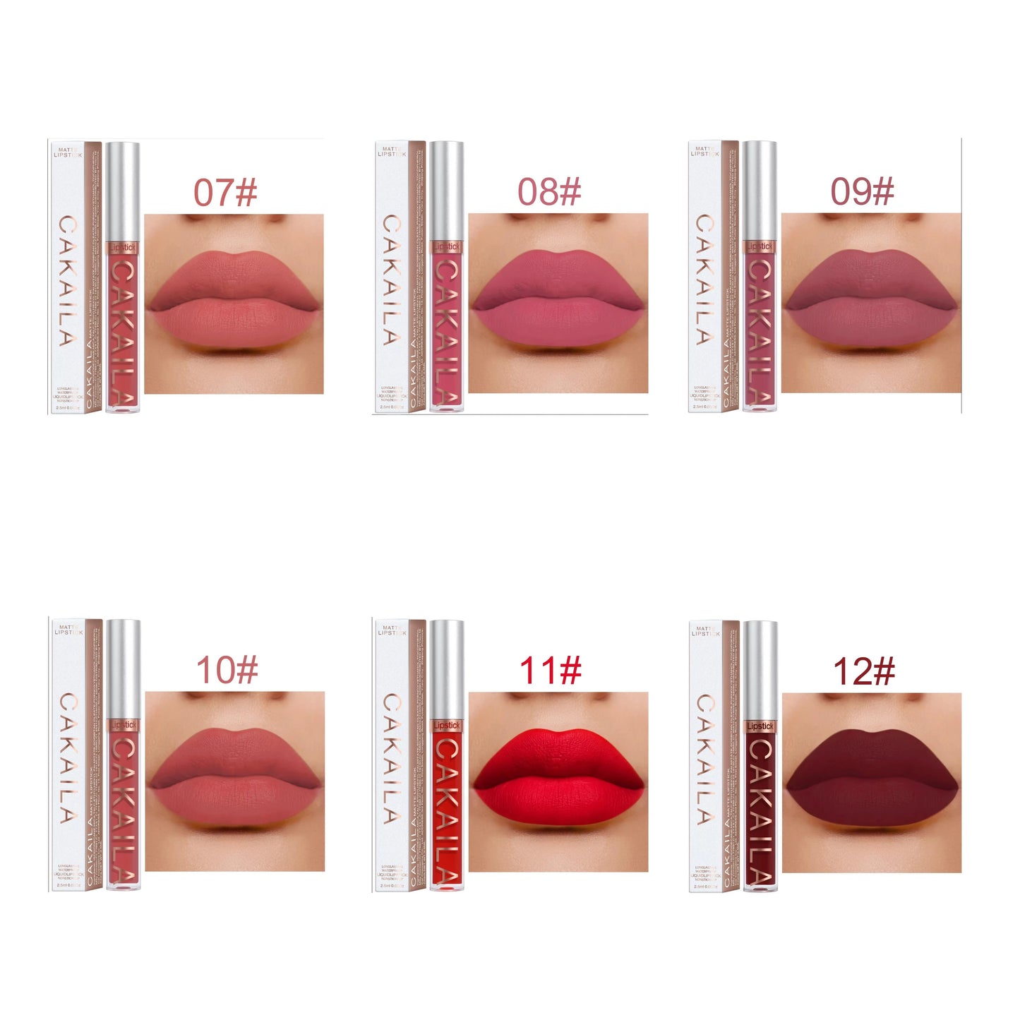 18 Color Lipstick Matte Non-stick Cup Waterproof Lip Gloss