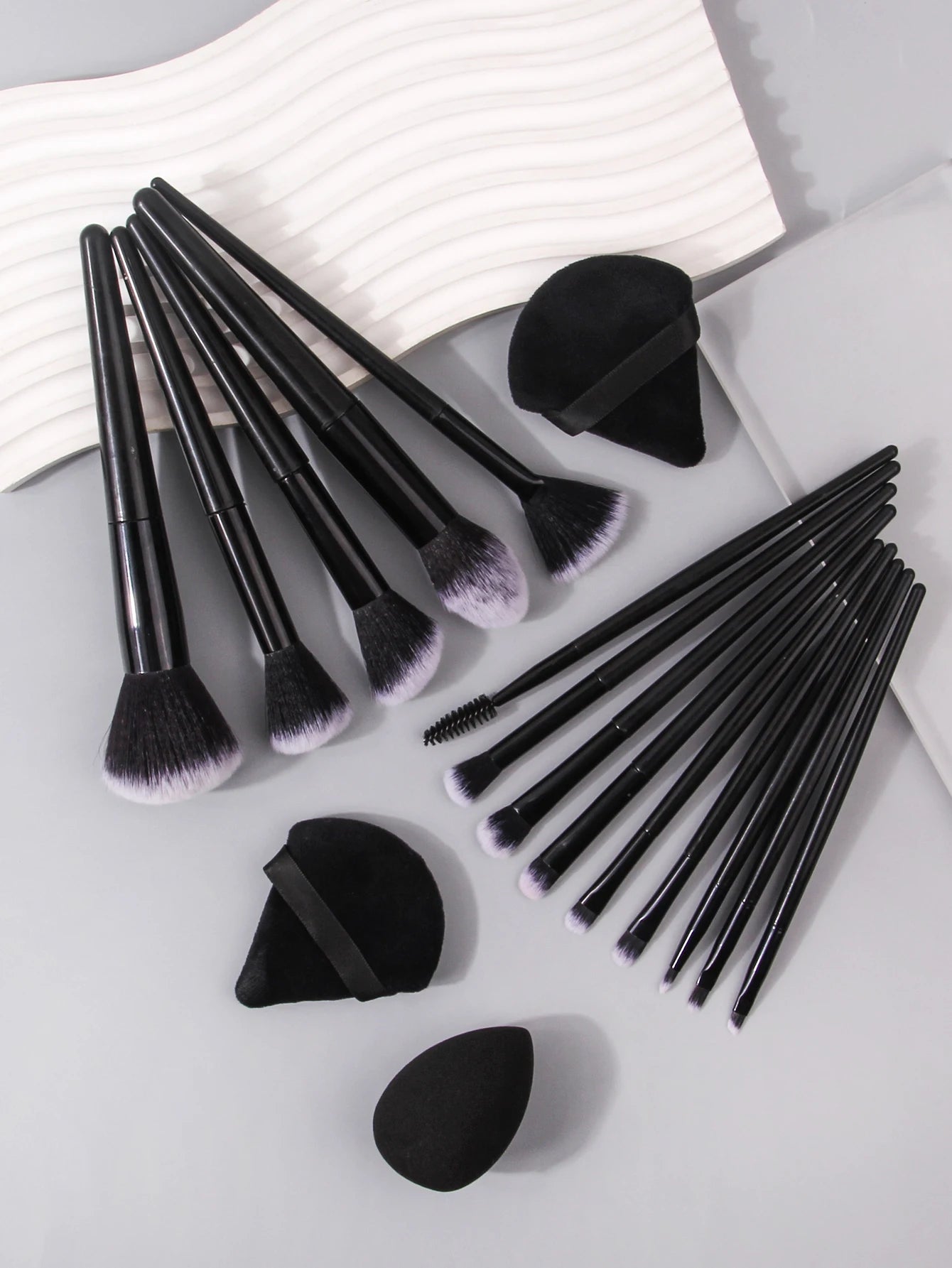3~21pcs Fashion Makeup Brush Set