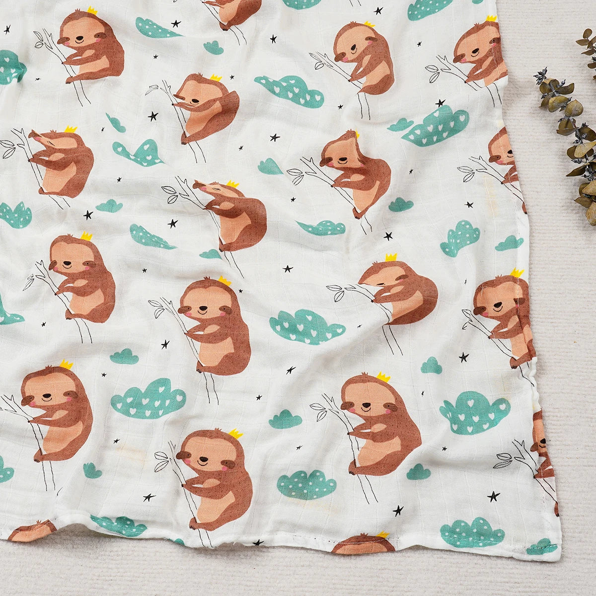 Baby Cute Soft Print Baby Towel Wrap