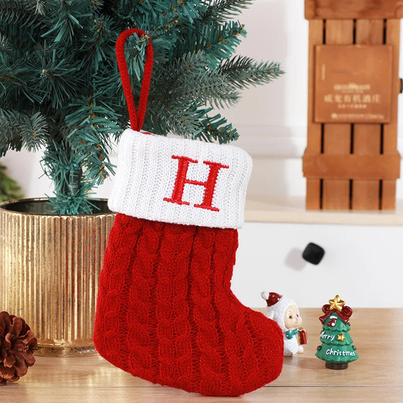Christmas Boots Letters Christmas Stocking