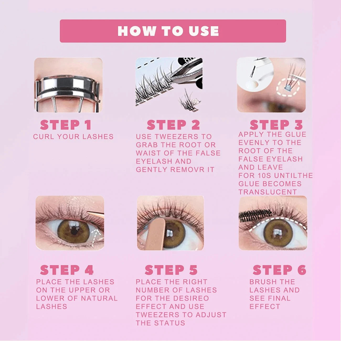 32 Rows Large Capacity Eyelashes Extension