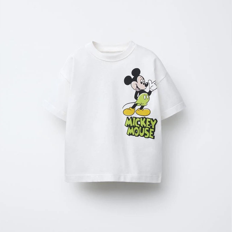 Trendy T-shirt Cartoon Mickey Mouse Base Shirt
