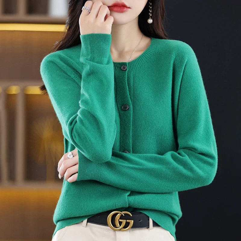 High-Grade Knit Cardigan Fashion Coat
