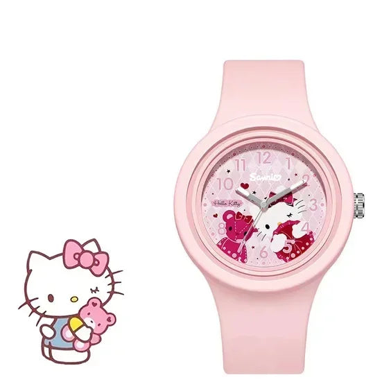 Hello Kitty Watch Silicone Strap Wrist Watch
