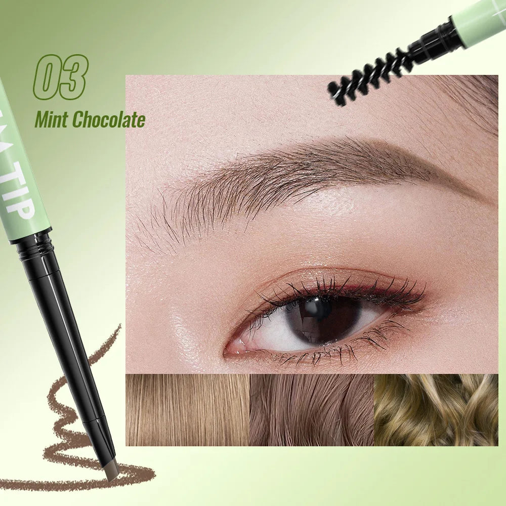 10-color double-tipped eyebrow pencil