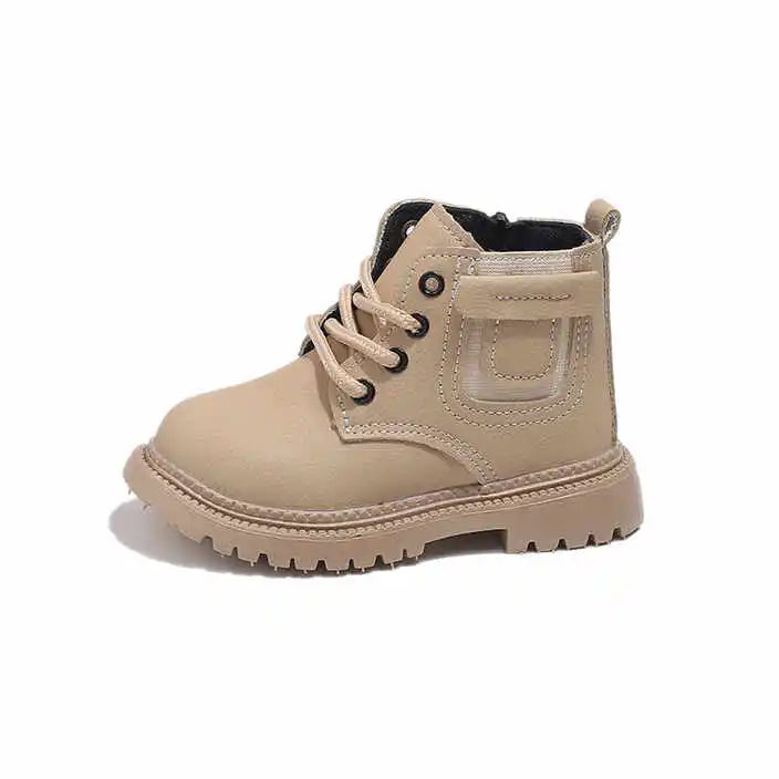Leather Casual Comfortable Warm Kids Boots