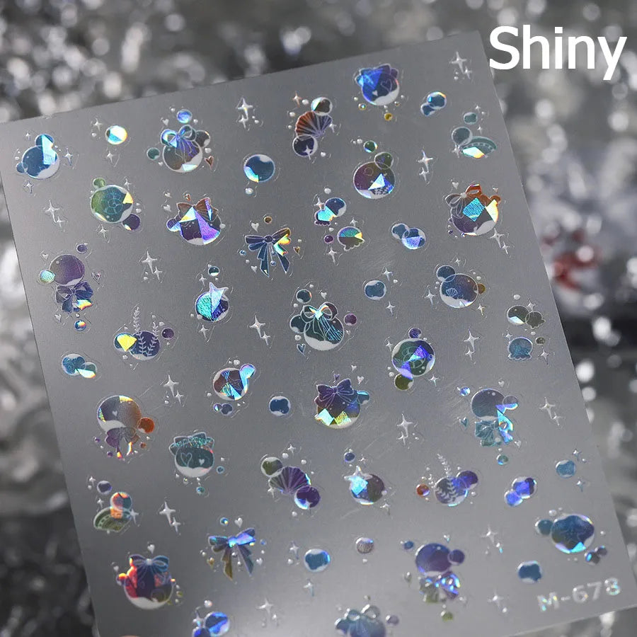 Soft Relief Decoration Nail Art Stickers