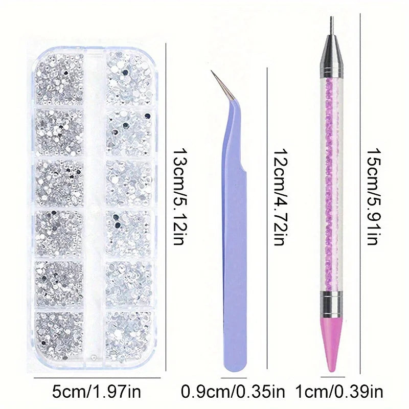 3 D Crystal Decorations Glitter Crystal Gem