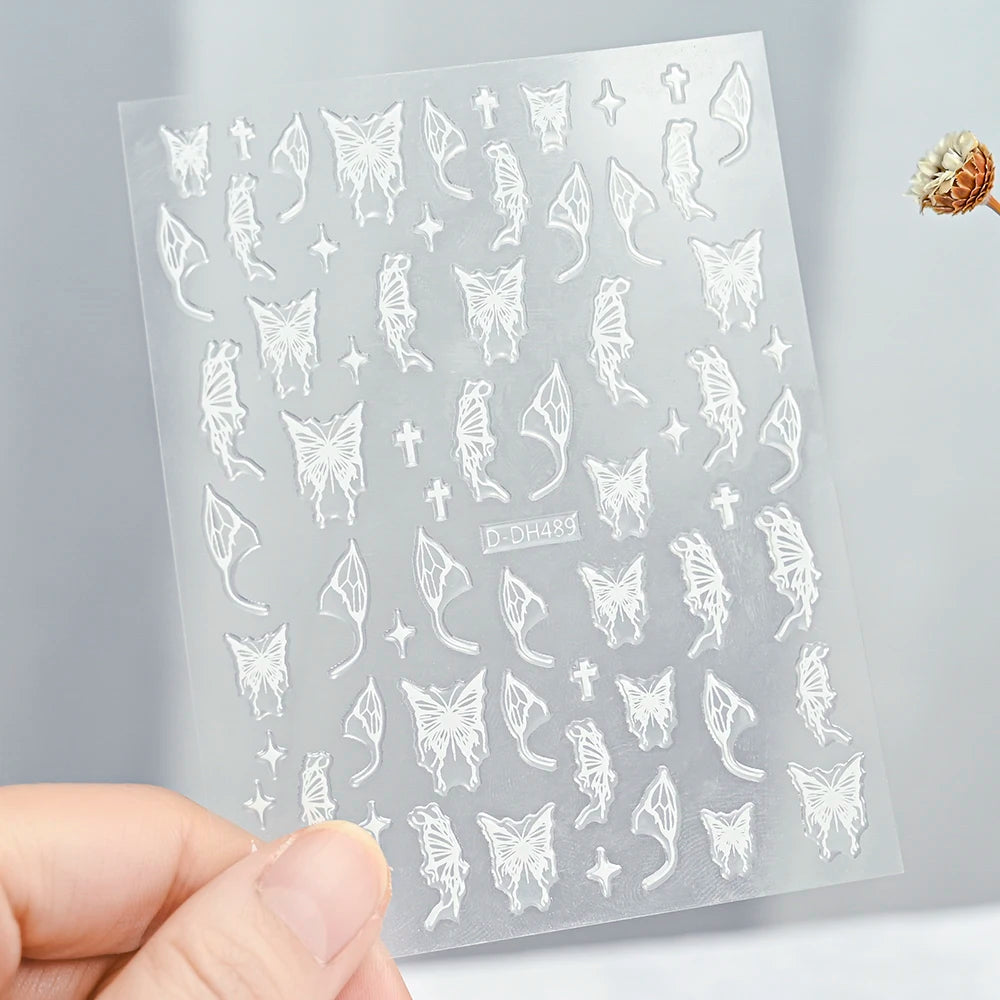 3 D Bronzing Nail Art Sticker