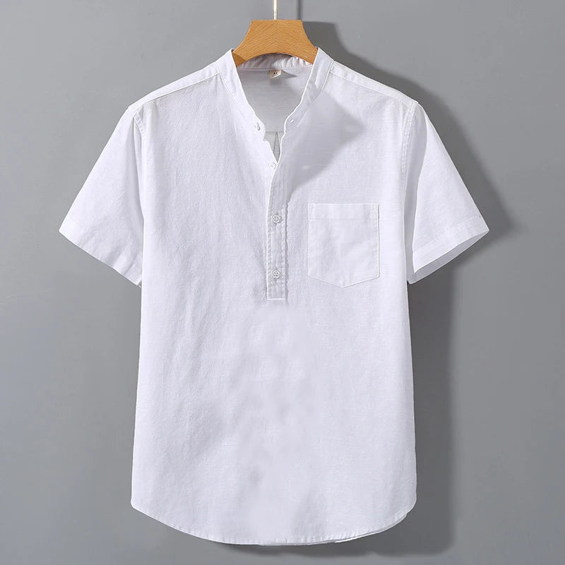 Summer Stand Up Collar T Shirts
