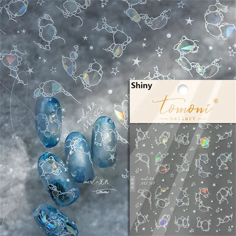 Soft Relief Decoration Nail Art Stickers