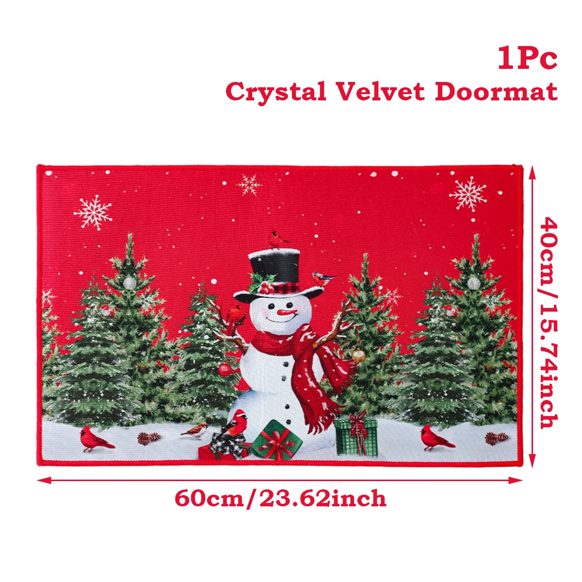 Christmas Door Mat Santa Claus