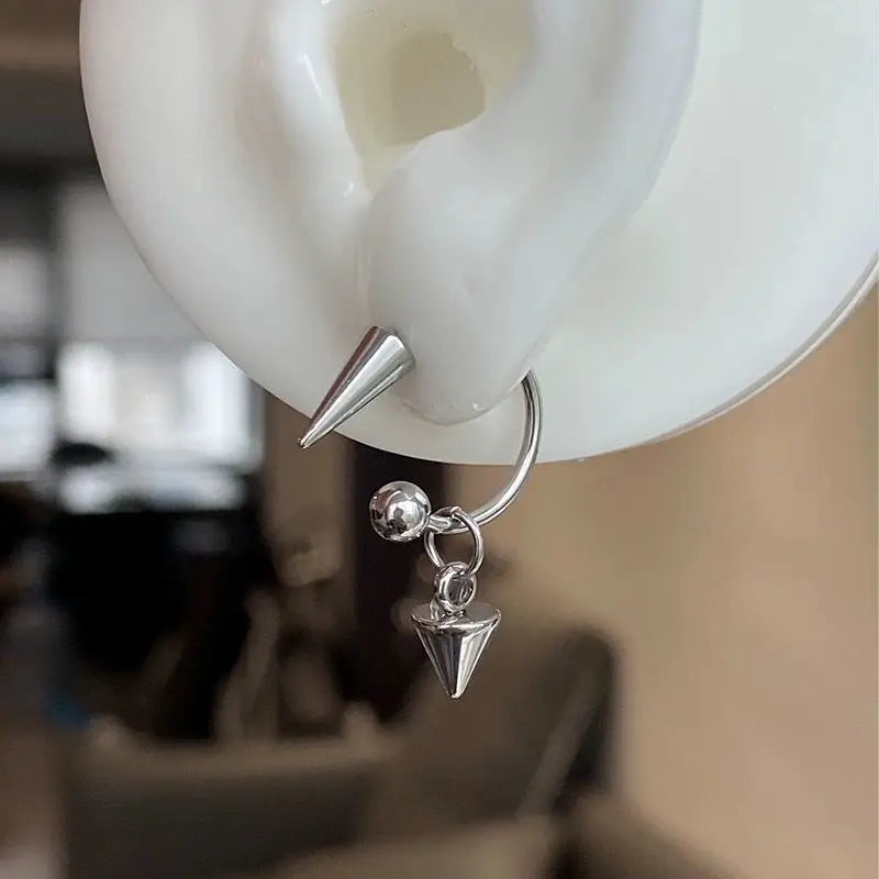 Detachable stainless steel earring