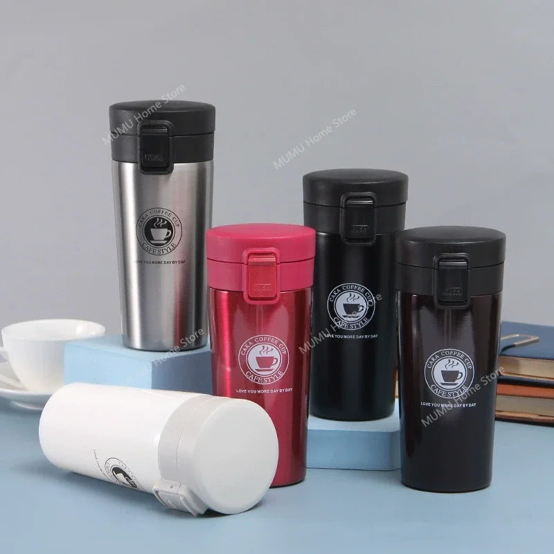380ML/510ML Thermal Mug Double-layer Stainless Steel Coffee Cup Tea Vacuum Flask Thermos Water Bottle Leak-proof Thermos Mug