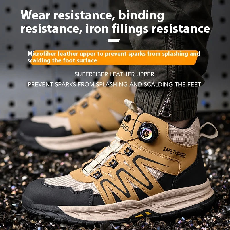 New Indestructible Anti-smash Anti-puncture Work Tactical Boots