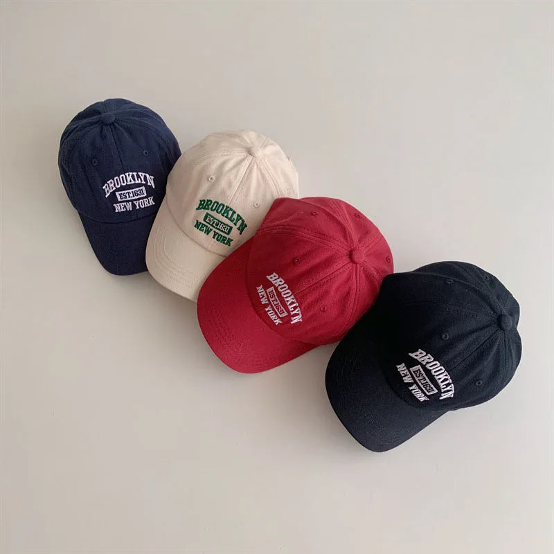 Korean Baby Baseball Letter Embroidery Cap