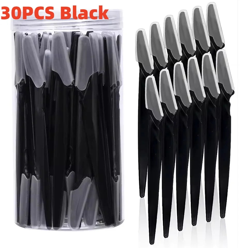 10/40 Pcs Eyebrow Trimmer Face Blade